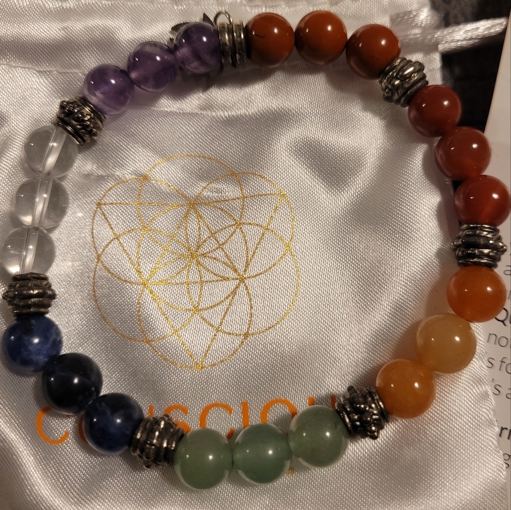 NWOT 7 Chakra bracelet